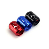 4pcs/set Mercedes Benz Car Air Valve Stem Cap Anti Dirty Tyre Valve Covers