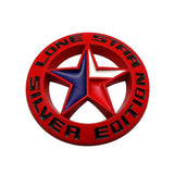 Jeep Lone Star Metal Car Front Grille Emblem Badge Auto Rear Sticker Decal