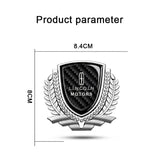 Lincoln Metal Diamond Car Rear Sticker Auto Window Emblem Badge Decal