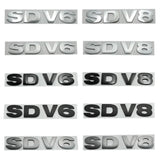 Land Rover SDV6 SDV8 TDV6 TDV8 Logo ABS Car Rear Sticker Decal Emblem Badge
