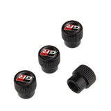 4pcs/set Toyota GR Logo Car Air Valve Stem Caps Auto Tyre Valve Covers