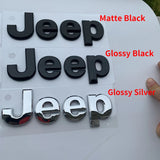 Jeep ABS Car Front Hood Emblem Badge Body Side Sticker Rear Decal
