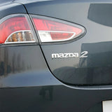 Mazda 2 3 6 8 Letter ABS Car Rear Sticker Decal Auto Trunk Emblem Badge