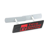 Car Logo Head Grille Rear Badge for GR Toyo Gazoo Racing Yaris Prius Supra Corolla Camry Crown Prado Corolla Sienta Hilux