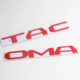 For Tacoma Logo Rear Badge ABS Emblem Car Styling Tailgate Insert Letters Automobile Assessoires Car Stickers and Decals