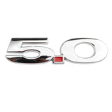 Ford 3.7 5.0 Logo Metal Car Rear Sticker Body Emblem Badge Decal