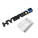 13.4x2cm Car Trunk Front Girlle Badge Sticker for Toyota Hybrid Yaris Avalon Auto Whole Body Emblem Decal Exterior Accessories