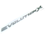 Mitsubishi EVOLUTION X ABS Car Rear Sticker Decal Trunk Emblem Badge