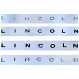 Lincoln Logo ABS Letter Car Rear Sticker Emblem Badge Decal