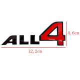 ABS Car Emblem Sticker ALL 4 Letter Badge ALL4 Decal for MINI COOPER JCW R60 R61 F60 Cooper S Countryman Paceman Accessories