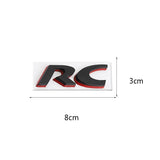 Peugeot RC Logo Metal Car Trunk Sticker Emblem Badge Decal