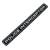 Ford Police Interceptor Acrylic Car Rear Sticker Auto Body Side Emblem Badge Decal