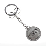 Audi Diamond Metal Car Key Rings Keychain Pendant