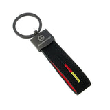 Mercedes Benz AMG Suede Car Keychain Key Rings Holder Pendant
