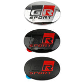 Car Steering Wheel Center Sticker for Toyota GR Sport Corolla Rav4 Auris Yaris Prius C-HR Trunk Side Badges Accessories
