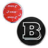 38/57mm Mercedes Benz Brabus ABS Car Front Hood Cover Emblem Badge Sticker
