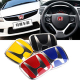 Car Emblem for Honda Steering Wheel Sticker