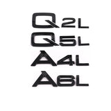 Audi A1 A2 A3 A4 A5 A6 A7 A4L A6L A8L Q3 Q5 Q7 Q2L Q5L Logo ABS Car Rear Sticker Emblem Badge Decal