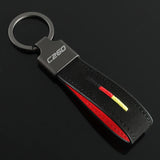 Mercedes Benz C260 Logo Suede Car Keychain Keyring