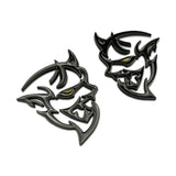 Dodge Demon Logo Metal Car Rear Sticker Fender Side Emblem Badge Decal