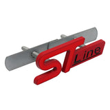 7.9x2.7cm Ford ST Line Metal Car Front Grille Emblem Badge Decal