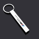BMW M Power Metal Car Keychain Key Ring Holder Pendant