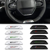 Peugeot Sport Metal Car Steering Wheel Sticker Emblem