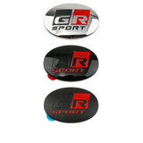 Aluminium Alloy Car Steering Wheel Center Sticker for  GR Sport Corolla Rav4 Auris Yaris Prius C-HR Trunk Side Badges