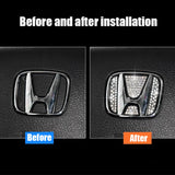 Diamond Car Styling steering wheel Emblem Sticker for Honda