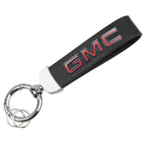 GMC PU Leather Car Logo Keychain