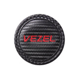 2pcs/set Honda Mugen Vezel Carbon Fiber Car Water Coaster Non-slip Mat