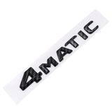 Mercedes Benz 4MATIC Logo Carbon Fiber ABS Car Rear Sticker