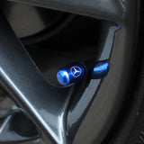 4pcs/set Mercedes Benz Car Air Valve Stem Cap Anti Dirty Tyre Valve Covers