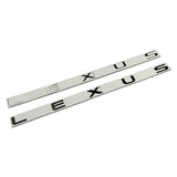 Metal Car Letters Rear Trunk Badge Emblem Sticker for IS200 IS300 IS250 IS350 ES200 ES240 ES250 ES260 ES300 ES350 RX300 RX350