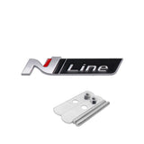 Hyundai N Line Logo Metal Car Front Hood Grille Emblem Badge Decal