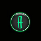 Lincoln Logo Luminous Car Engine One-click Start Stop Button Cover Sticker