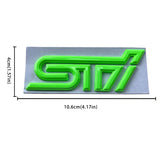 Subaru STI Logo Metal Car Rear Sticker Decal Emblem Badge