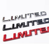 Jeep LIMITED Logo Letter Car Rear Sticker Decal