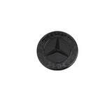 42mm Curved 38mm Flat ABS Car Front Engine Grill Emblem Badge Label for Mercedes Benz C Class E Class C200 E260 E300L S400L