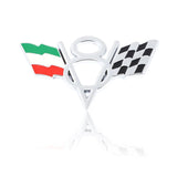 Chevrolet V8 Flag Metal Car Rear Sticker Decal Auto Trunk Emblem Badge