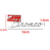 Ford Bronco Sport ABS Car Rear Sticker Auto Fender Side Emblem Badge Decal