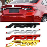 Ford Sport Metal Car Rear Sticker Auto Body Emblem Badge Decal