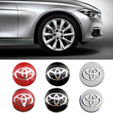 60mm Toyota Car Wheel Center Hub Cap Sticker Decal