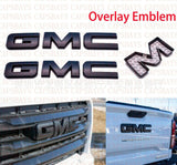 ABS Car Front Emblem Rear Trunk Badge Side Sticker for Sierra 1500 19-20 Sierra 2500 HD Sierra 3500 HD 20-22 Accessories