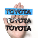Letter Emblem Badge 3D Car Stickers for Toyota