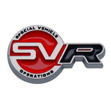 2x1.2cm Land Rover SVR Metal Car Center Control Sticker Steering Wheel  Emblem Badge