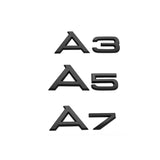 Audi A1 A2 A3 A4 A5 A6 A7 A4L A6L A8L Q3 Q5 Q7 Q2L Q5L Logo ABS Car Rear Sticker Trunk Emblem Badge Decal