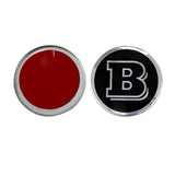 58/75mm Mercedes Benz Brabus Alloy Car Steering Wheel Emblem Cover Sticker