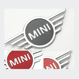 ABS Car Styling for Mini Cooper Logo Countryman F54 F55 F56 F57 F60 Auto Front Emblem Decal Rear Trunk Badge Sticker Accessories