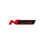 Hyundai N LINE Logo Metal Car Rear Sticker Trunk Emblem Badge Decal